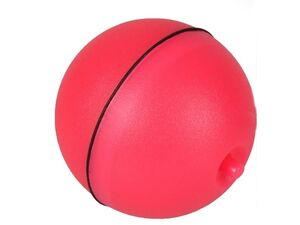 Flamingo hračka pro kočku rotační kouzelný LED míček pr. 6,5 cm růžová