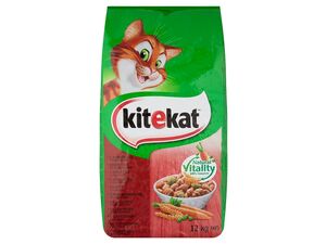 Kitekat hovězí a zelenina 12 kg