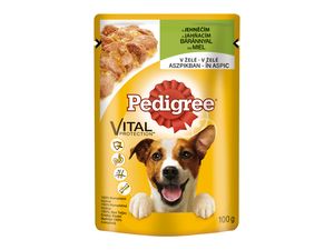 Pedigree adult jehněčí v želé 100g kapsa SLEVA