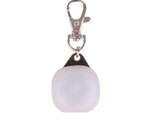 Flamingo LED svítící přívěšek na obojek 3,5 x 7 cm bílé světlo