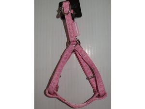 Nayeo postroj Macleather koženkový růžový 10 mm x 15 - 25 cm
