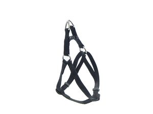 Nayeco postroj Basic Negro nylon černý 25 mm x 45 - 60 cm