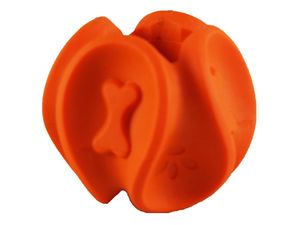 Magnum hračka pro psa míček special 7x 7 cm tvrdá guma oranžová