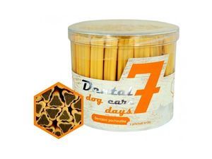 Dental dog care 7 days dentální pochoutka s příchutí krůty 55 ks dóza
