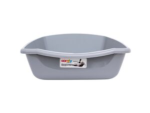 Aquael WC pro kočky klasik šedá 38 x14 x 52,5 cm