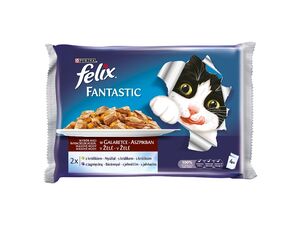 Felix Fantastic masové hody v želé 4 x 100 g králík, jehně 039 SLEVA