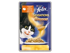 FELIX kapsa 100g Sensations Sauce Suprise krůta v omáčce +slanina