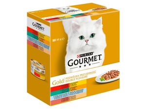 Gourmet gold gril 8 x 85 g, králík, kuře,hovězí.,moř.ryby,špen.,kachna krůta