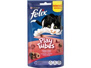 Felix Play Tubes 50 g s příchutí krůty a šunky SLEVA