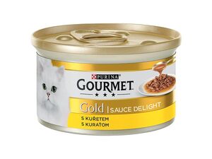 Gourmet gold 85 g Delight kuře ve šťavnaté omáčce
