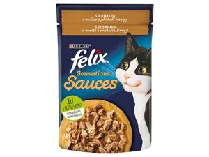 Felix sensations Sauce Suprise krůta v omáčce s příchutí slaniny 85 g