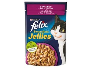 FELIX kapsa 100g Sensations kachna v želé se špěnátem