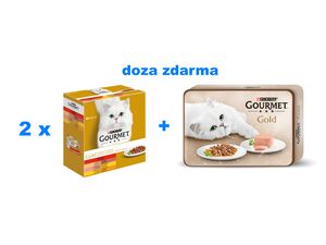 Balíček 2 x Gourmet gold šťáva 8 x 85 g SLEVA +dóza