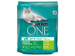 Purina ONE BIFENSIS Indoor 800 g s krůtím a celozrnnými obilovinami