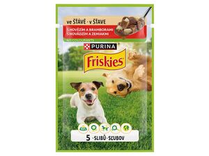 Purina Friskies kapsa pes hovězí s bramborami ve šťávě 100 g