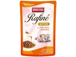 Animonda Rafiné Kitten cat kapsička krůta,srdce,karotka 100 g