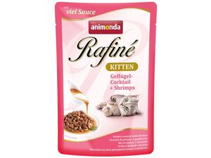 Animonda Rafiné Kitten kapsička kuřecí koktejl a krevety 100 g