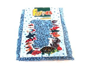 Tatrapet akvarijní písek 4 - 8 mm, 1 kg, světle modrý