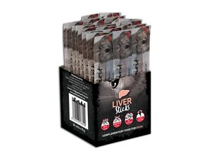 Alpha Spirit Dog Liver Sticks 30 ks játra,kuře,ryby 16.062