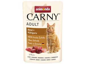 Animonda Carny Adult 85 g hovězí a klokan, kapsička pro kočky