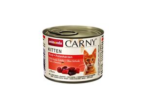 Animonda carny Kitten hovězí a krůtí srdce 200 g
