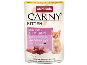Animonda Carny Kitten 85 g Baby Paté hovězí a kuře kapsička pro koťata