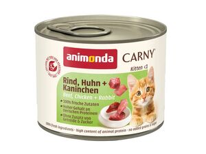 Animonda carny Kitten hovězí a kuře a králík 200 g  