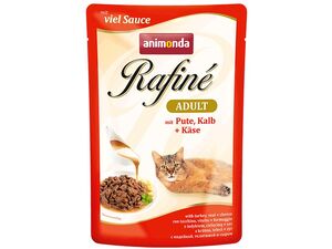 Animonda Rafiné adult cat kapsička krůta,tele,sýr 100 g