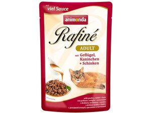 Animonda Rafiné adult cat kapsička kuře,králík,šunka 100 g