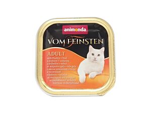 Animonda Vom Feinsten adult 100 g drůbeží a telecí paštika pro kočky