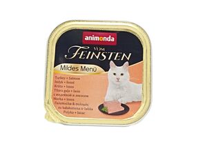 Animonda Vom Feinsten Mildes Menu Kastrate 100 g krůta a losos paštika