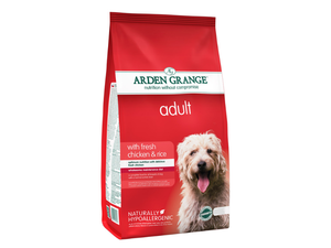 Arden Grange adult with fresh Chicken & Rice12 kg + 2 kg zdarma