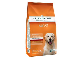 Arden Grange Senior with fresh Chicken & Rice 12 kg + 2 kg zdarma