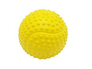 Tatrapet hračka pro psa míček průměr 7,2 cm polotvrdý žlutá