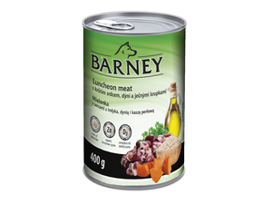Barney luncheon meat s krůtím srdcem, dýní a ječnými krupkami 400 g SLEVA