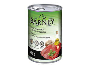 Barney luncheon meat s plícemi, rýží a paprikou 400 g SLEVA