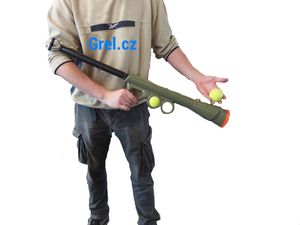 Bazook 9 vystřelovač pískacích tenisových míčků M