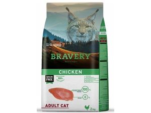 Bravery cat adult grain free chicken 400 g 1.158