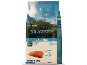 Bravery dog Adult mini grain free salmon 7 kg