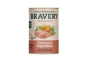 Bravery dog adult chicken & vegetables 290 g