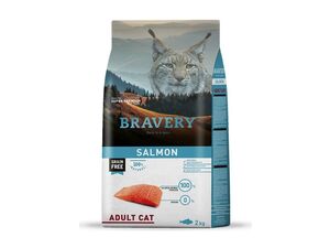 Bravery cat adult grain Free salmon 2 kg