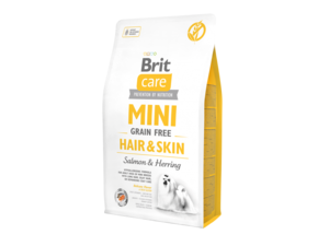 Brit Care Adult mini Grain Free Hair & skin salmon & Herring 2 kg 13.174