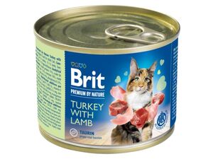 Brit Premium by Nature Turkey with Lamb 200 g konzerva cat