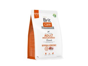 Brit Care Dog Hypoallergenic Adult Medium Breed Lamb rice 3 kg