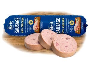 Brit premium sausage kuře 800 g salám