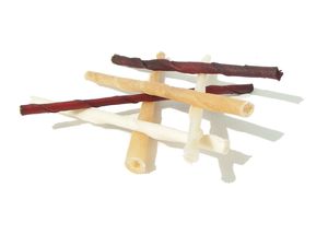 Tatrapet tyčinky buvolí kroucené mix 4-6 mm x 125 mm 0,364 g čoko, naturál, bílé