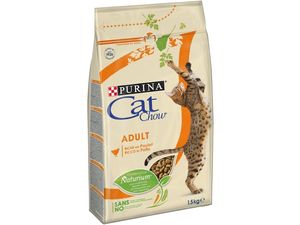 PURINA Cat Chow Adult 1,5 kg kuře a krůta