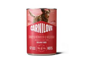 Carnilovedog can Paté Made with Turkey & Reindeer & Wildboar 400 g