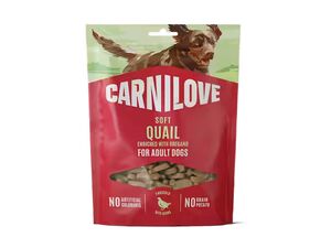Carnilove Dog Soft  Snack Quail enriched with Oregano 200 g