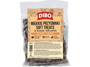 DIBO měkké pamlsky 200 g pštros